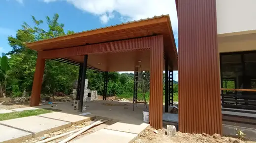 Fachada de aluminio ALUCOM — trabajo ejecutado (foto 1)